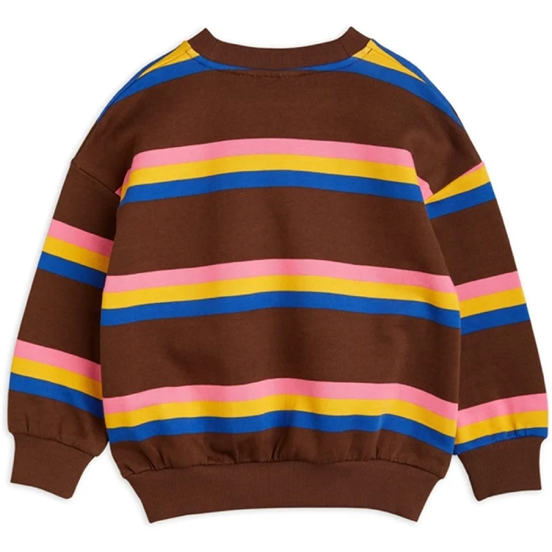 Mini Rodini Stripe Sweatshirt Brown