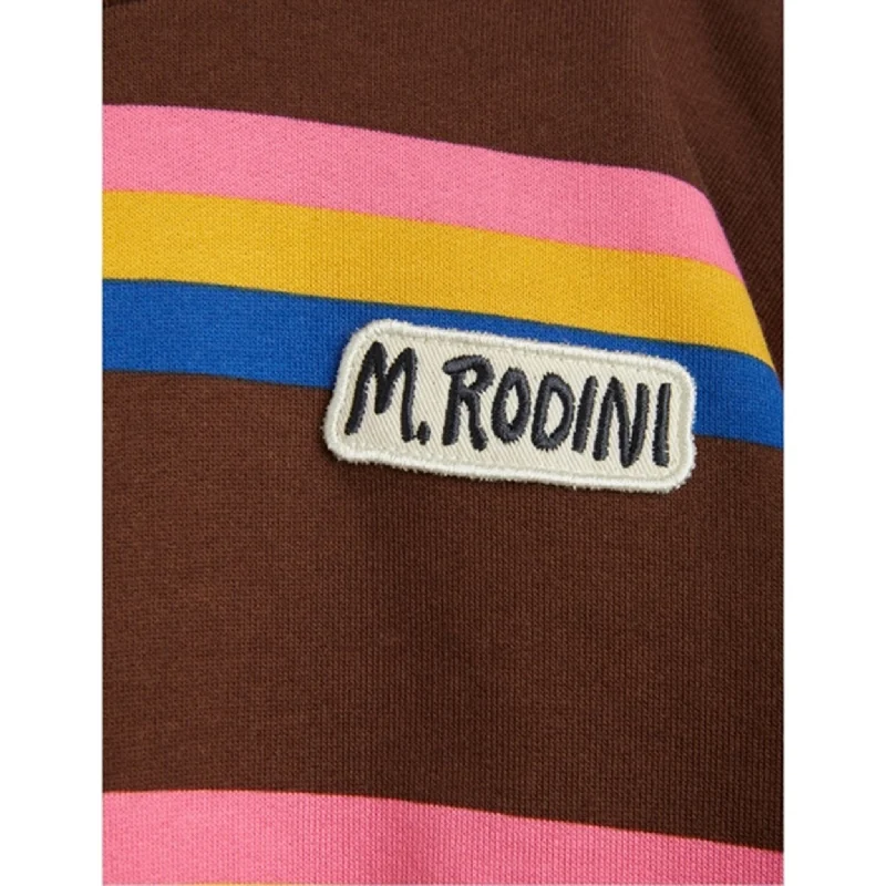 Mini Rodini Stripe Sweatshirt Brown