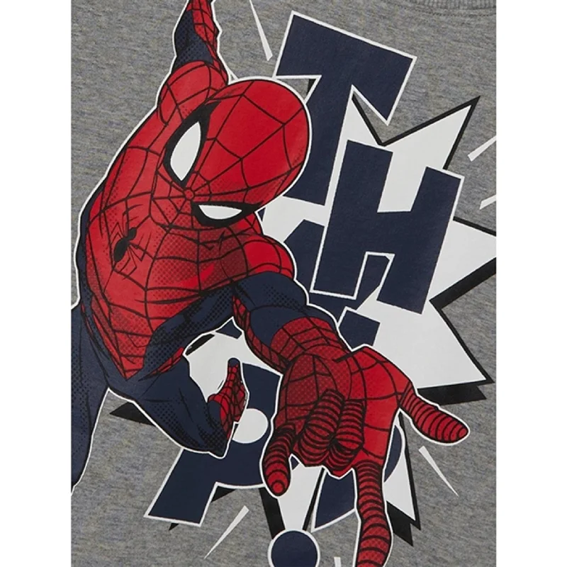 Name it Grey Melange Jasp Spiderman Sweatshirt