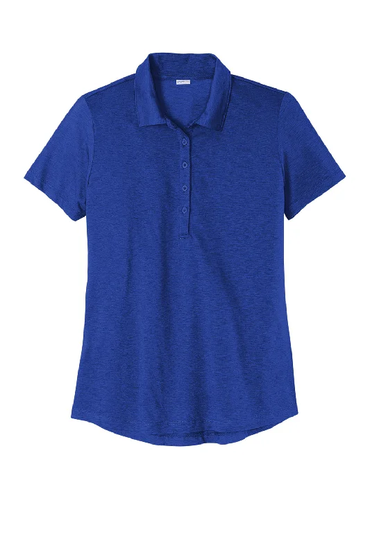 Sport-Tek Womens Strive Moisture Wicking Short Sleeve Polo Shirt - True Royal Blue