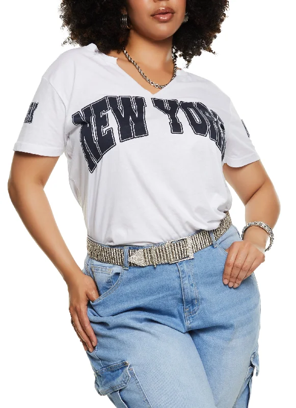 Plus Size New York Graphic Tee