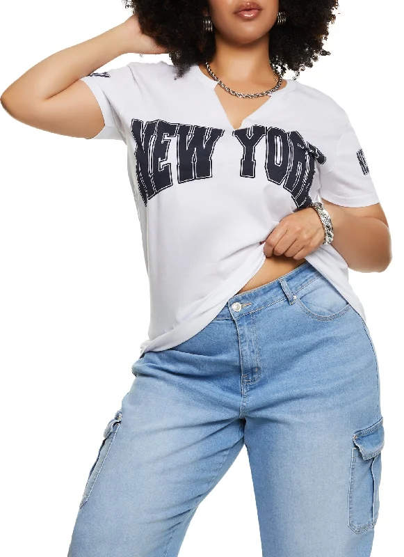 Plus Size New York Graphic Tee