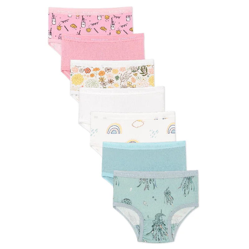 Springtime Bamboo Girls' Underwear 7-Pack