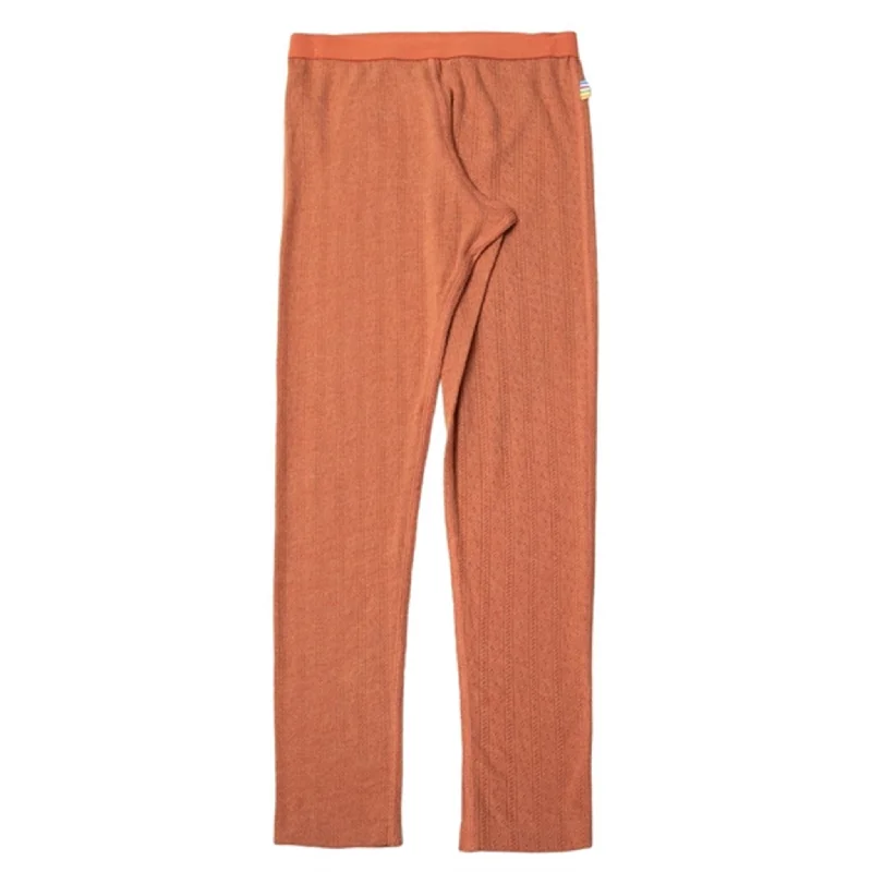 Joha Wool/Silk Orange Leggings