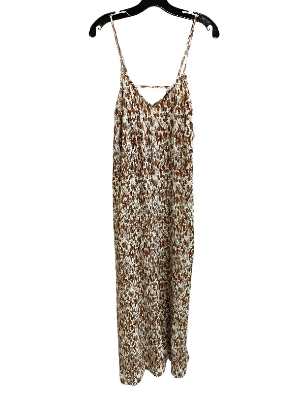 Jumpsuit By Clothes Mentor In Brown, Size: L