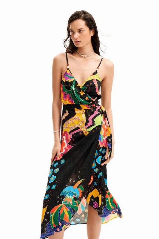 Jungle Wrap Dress