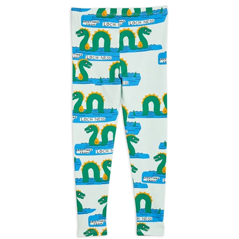 Mini Rodini Green Loch Ness Aop Leggings