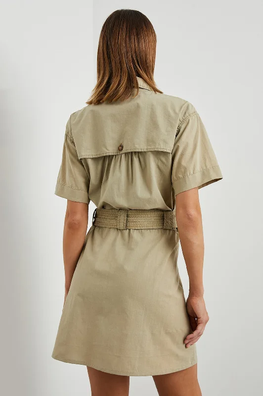 NATALIE DRESS - OLIVE