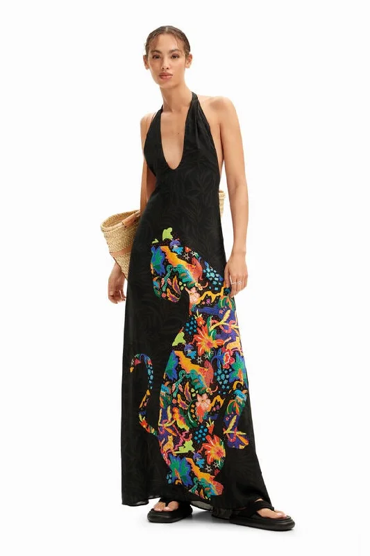 Panther Maxi  Dress