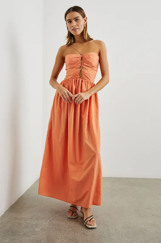 SILVIA DRESS - PAPAYA