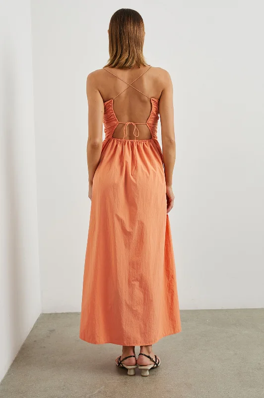 SILVIA DRESS - PAPAYA