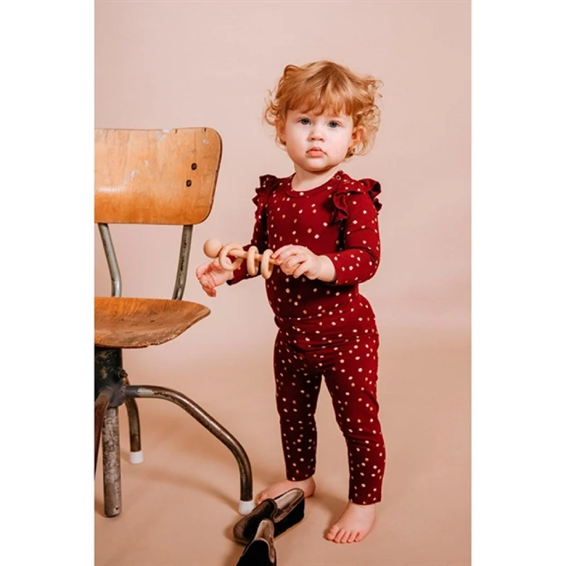 Soft Gallery Cabernet Baby Paula X-mas Leggings