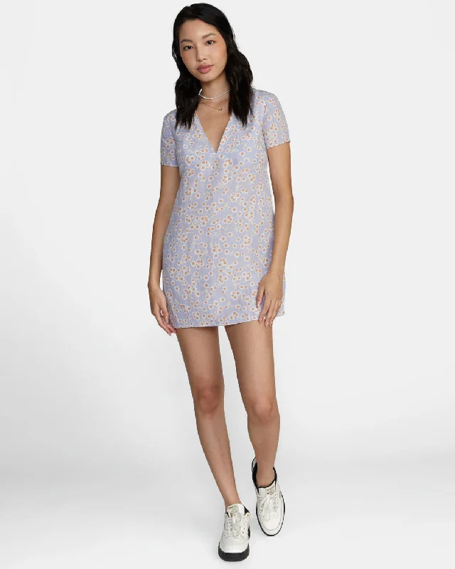 Veda Mini Dress - Cosmic Sky