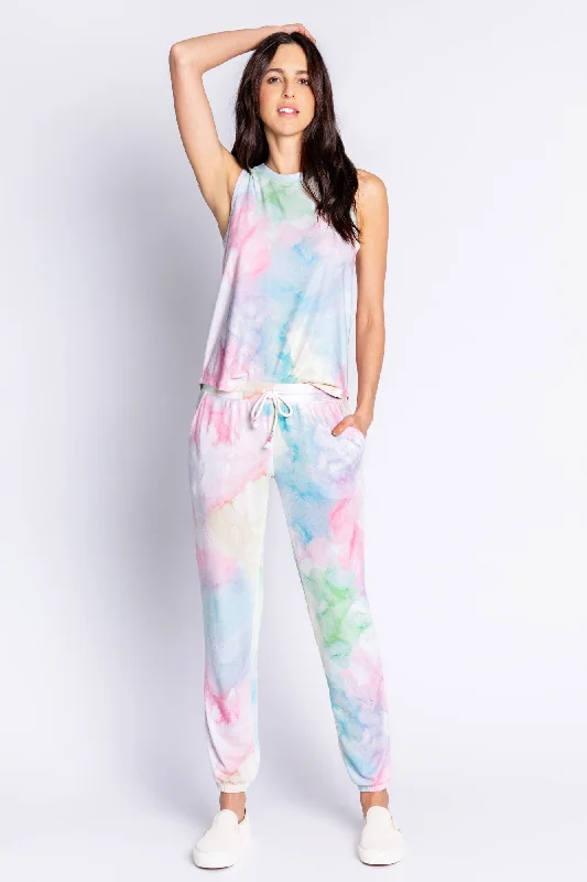 Watercolor Banded Pant