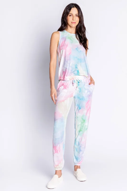 Watercolor Banded Pant