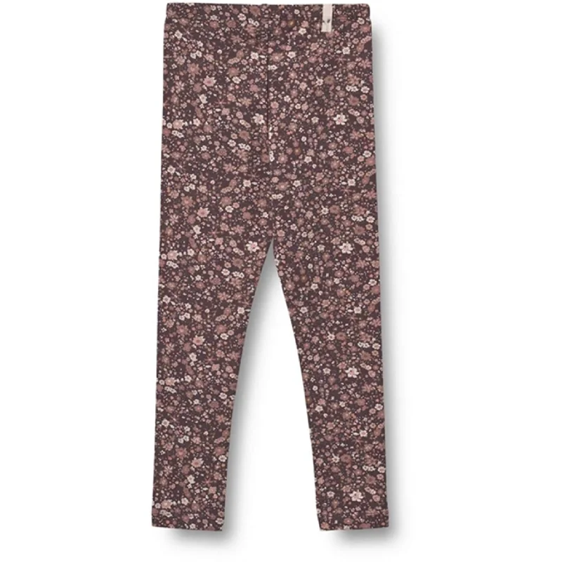 Wheat Soft Eggplant Meadow Jersey Leggings