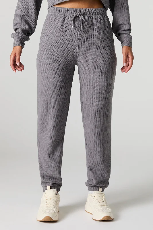 Waffle Knit Jogger