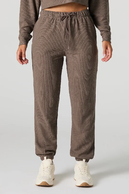 Waffle Knit Jogger