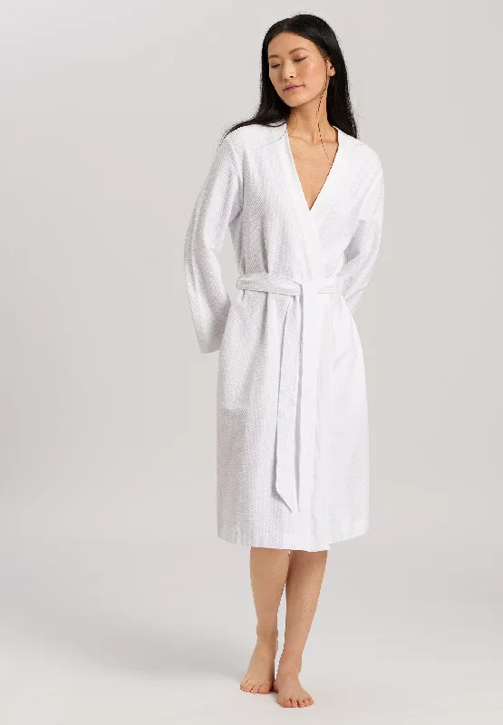 Robe Selection Cotton Pique Robe | White 77303-101