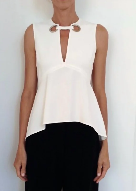 Anette Top In White