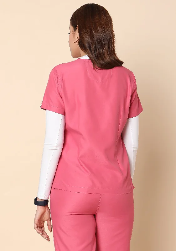 Classic Women's V-Neck (Hot Pink) Scrub