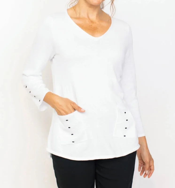 Coastal Swing Tunic In White