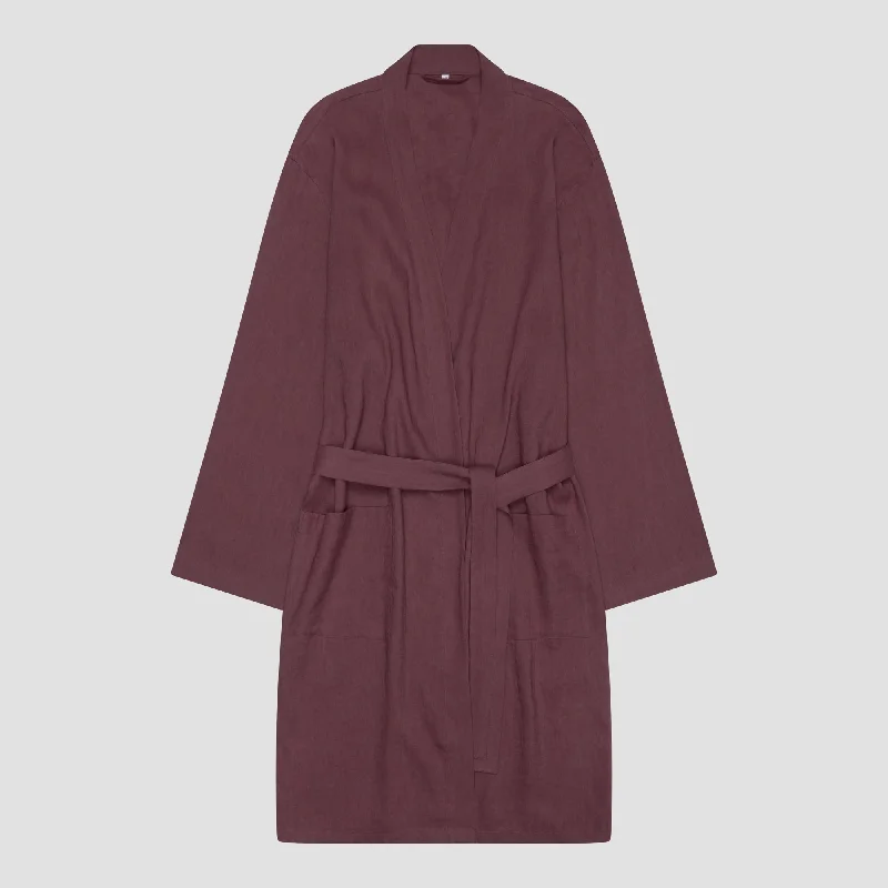 Fresh Fig Linen Robe