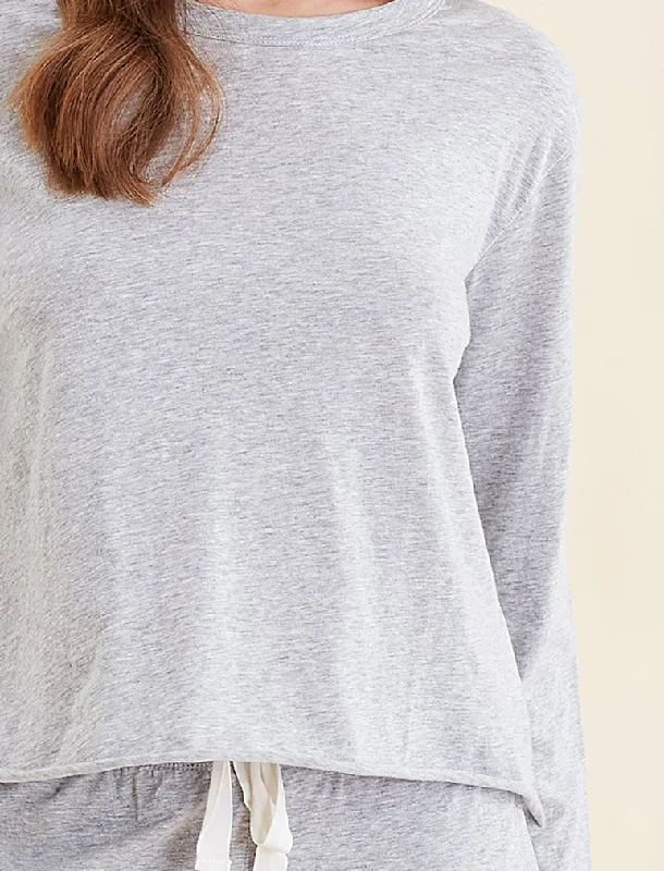 Jada Organic Cotton Boxy Long Sleeve Tee