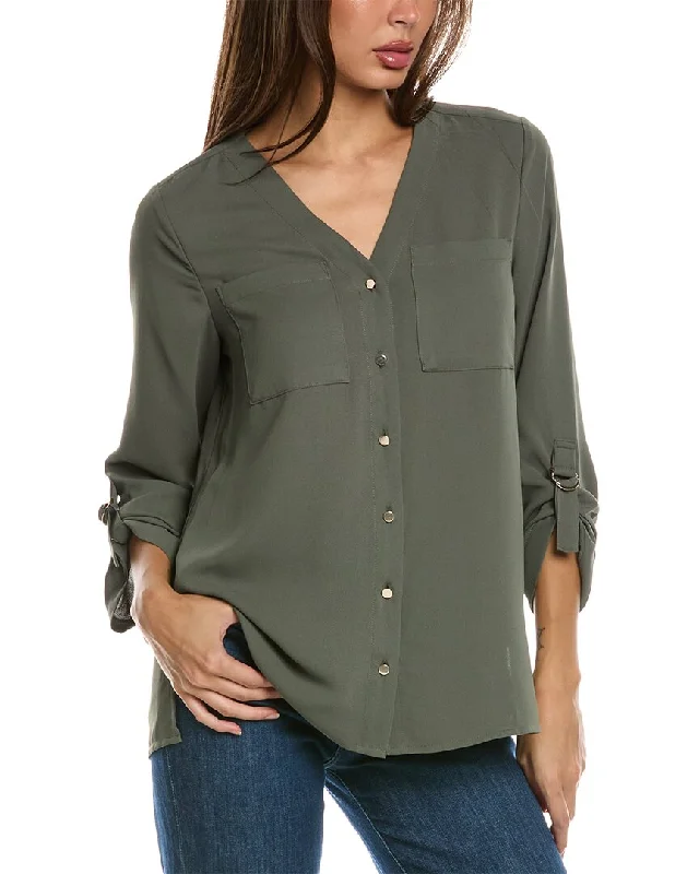 Jones New York Collarless Tunic