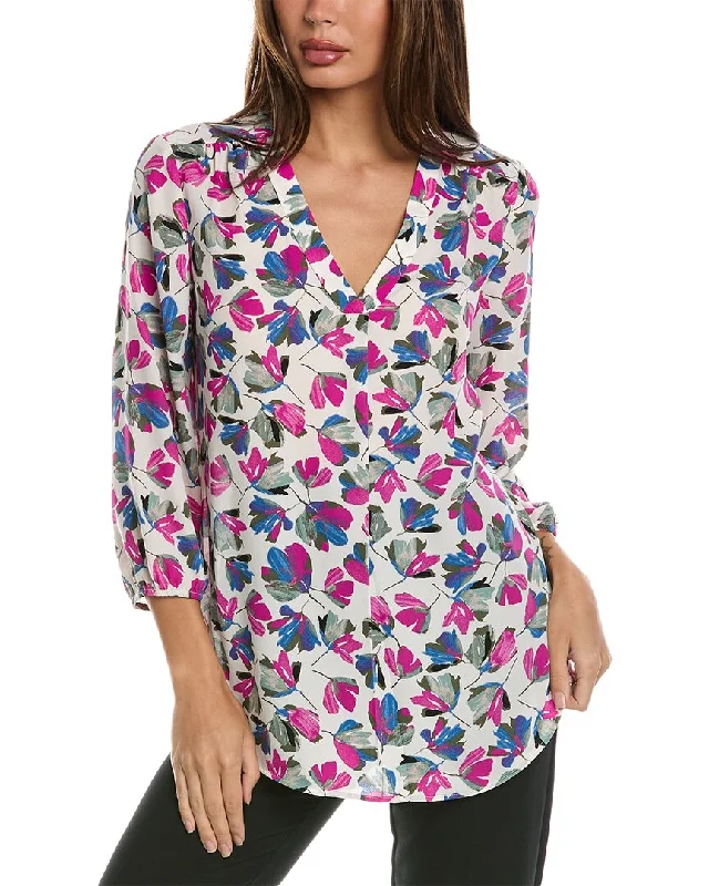 Jones New York Pleat Front Tunic