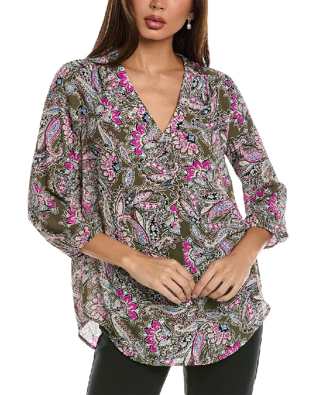 Jones New York Pleat Front Tunic