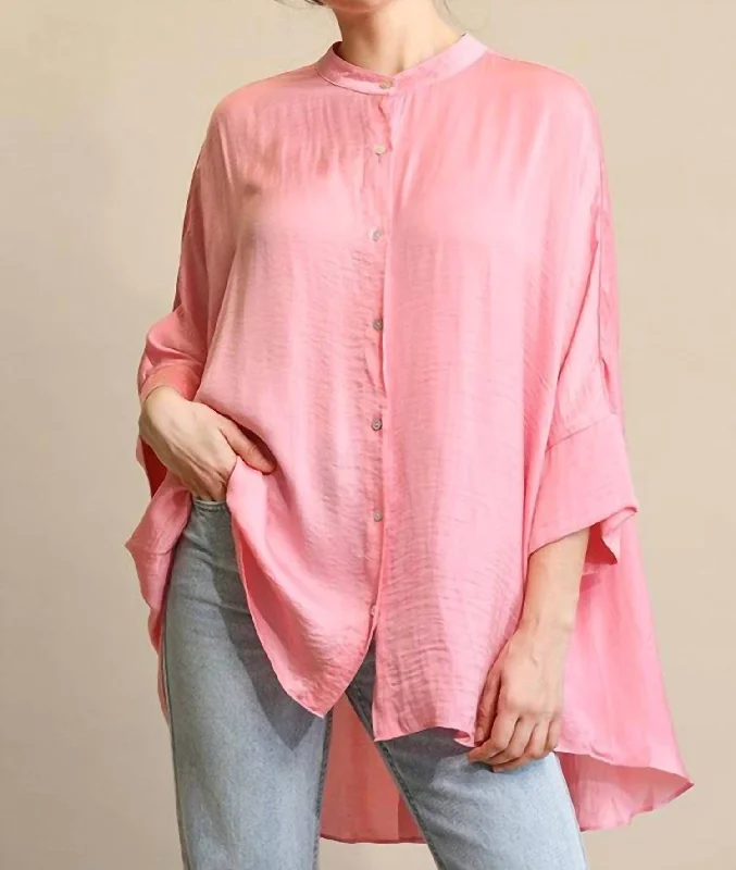 Never Let Go Tunic In Light Pink