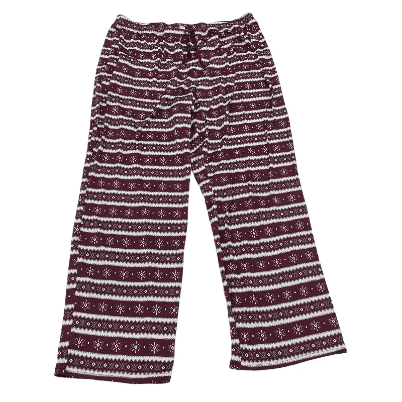 PURPLE PAJAMA PANTS by CROFT AND BARROW Size:XXL