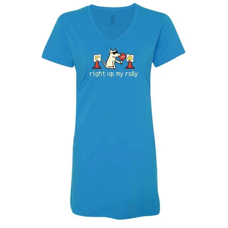 Right Up My Rally - Ladies Night T-Shirt