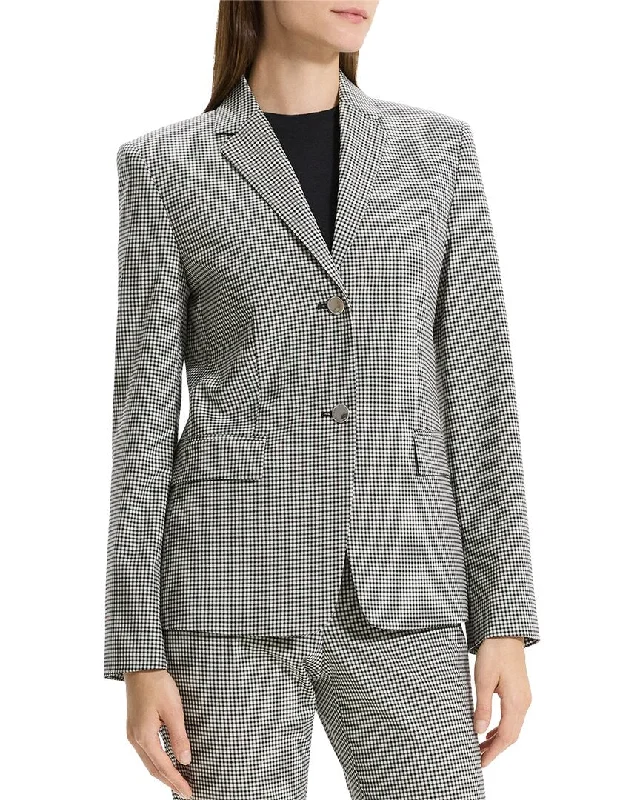 Theory Slim Wool-Blend Blazer