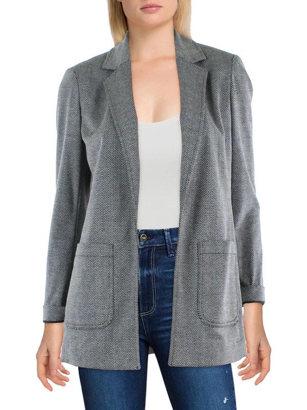 Womens Office Suit Seperate Open-Front Blazer