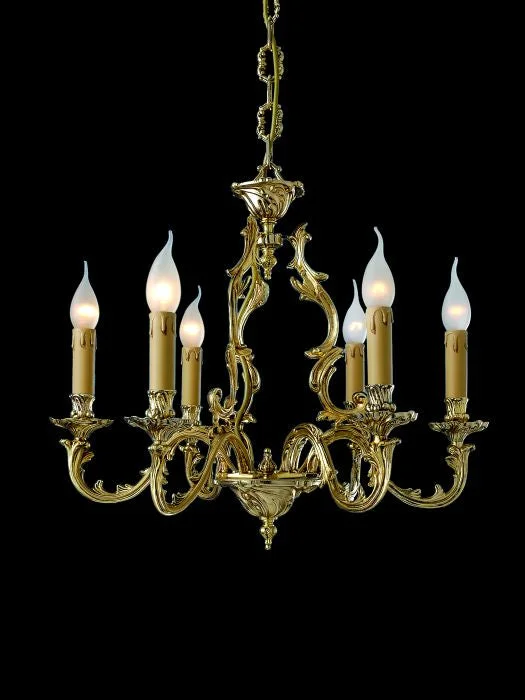 Ceiling - Mounted Chandeliers for Standard Ceilings6 Light Chandelier
