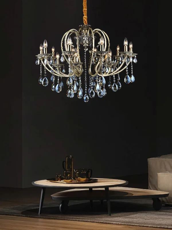 Industrial Iron Chandeliers for Loft - Inspired SpacesOrion's Glow Chandelier