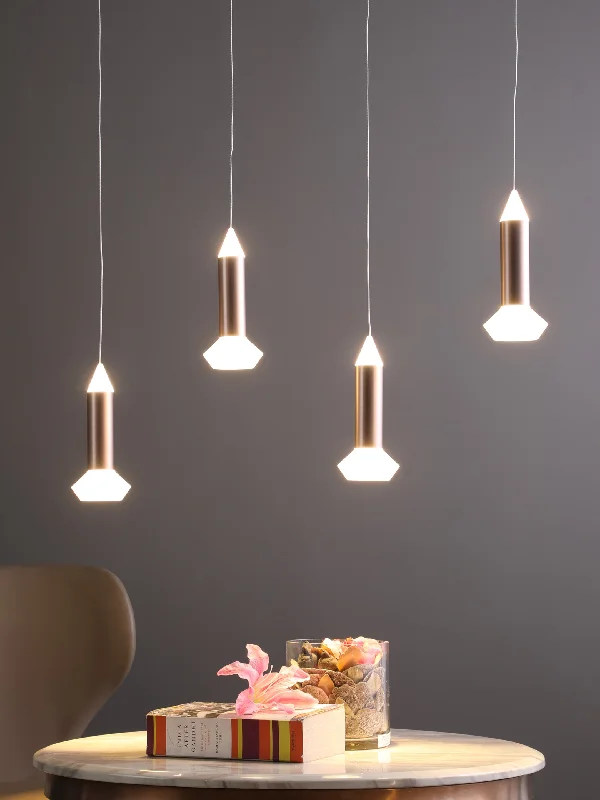 Chandeliers with Frosted Glass for a Softer Light DiffusionAdeline 4-Lamp Chandelier