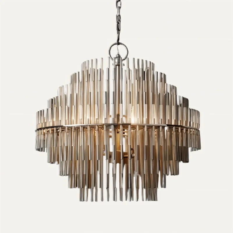 Art Deco Chandeliers for a Retro - Glam LookAether Round Chandelier