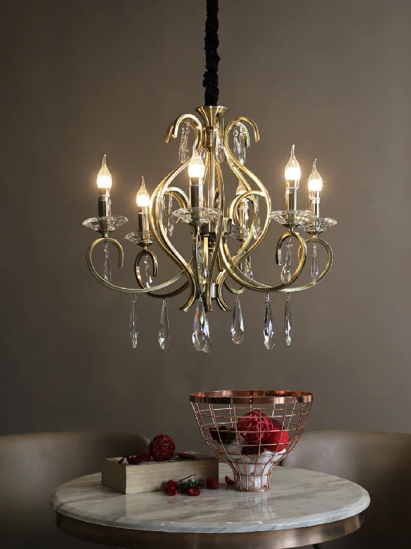 Chandeliers with Clear Crystal for a Sparkling EffectAlbert Chandelier