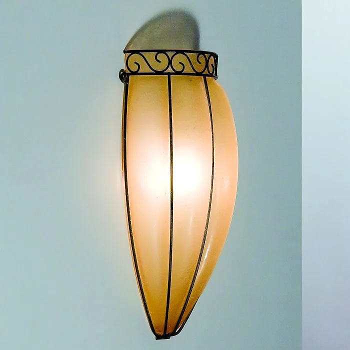 Chandeliers for Living Rooms to Create a Focal PointVenetian Glass Wall Light With Golden Scavo Or Clear Glass Finish