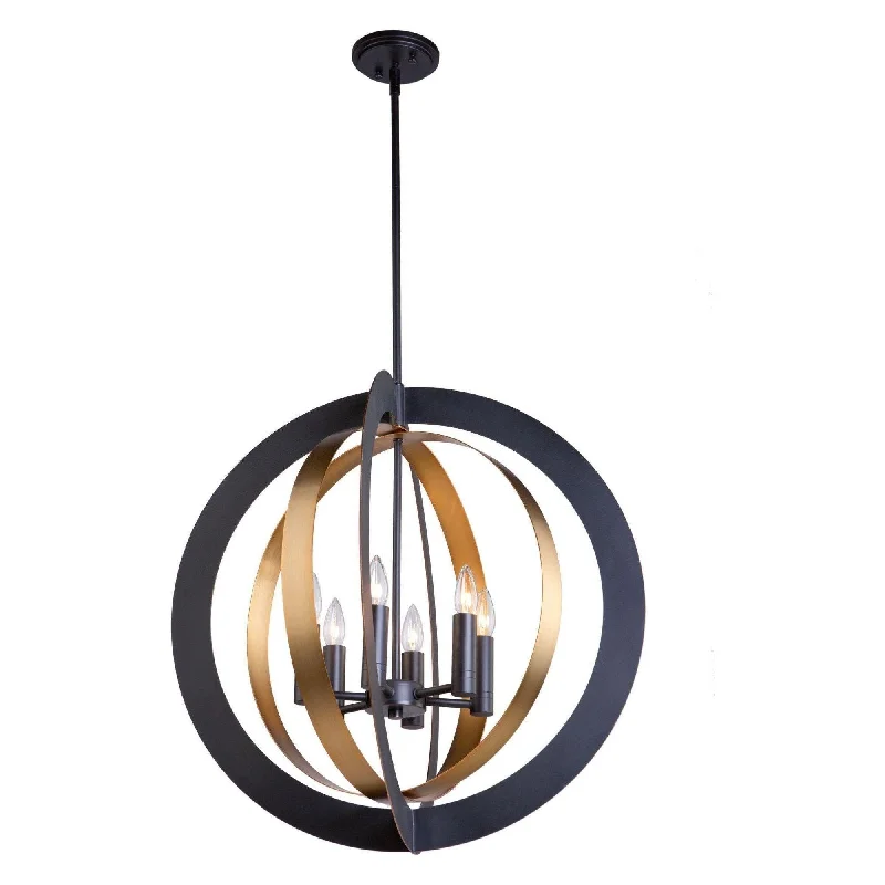 Chandeliers with Metal Frames in Gold FinishCapri Chandelier
