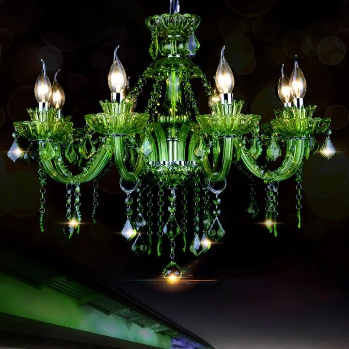 Large Chandeliers for Grand Halls and FoyersBrigitte Chandelier - Green
