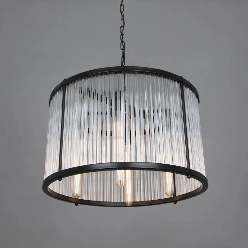 Modern Crystal Chandeliers for Contemporary HomesCaledon Grand Chandelier with Glass Rods - Mullan Lighting