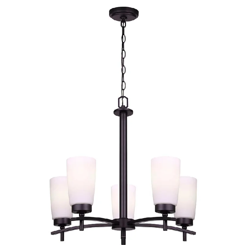 Chandeliers with Metal Frames in Copper FinishChandelier Portia