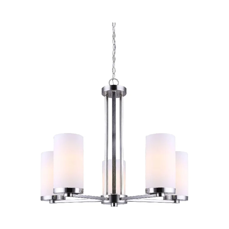 Chandeliers with Metal Frames in Silver FinishRiver Chandelier