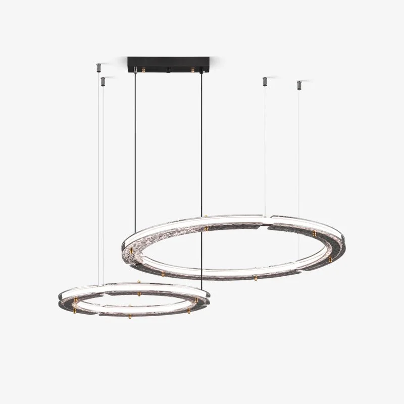 Chandeliers with Adjustable Arms for Directional LightingCelestial Rings Chandelier