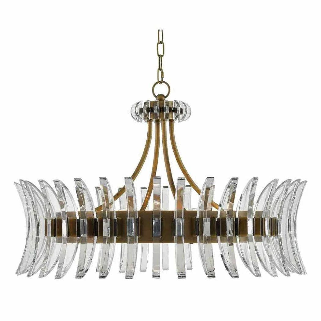 Oversized Chandeliers as a Statement Piece in Living RoomsAntique Brass Coquette Chandelier