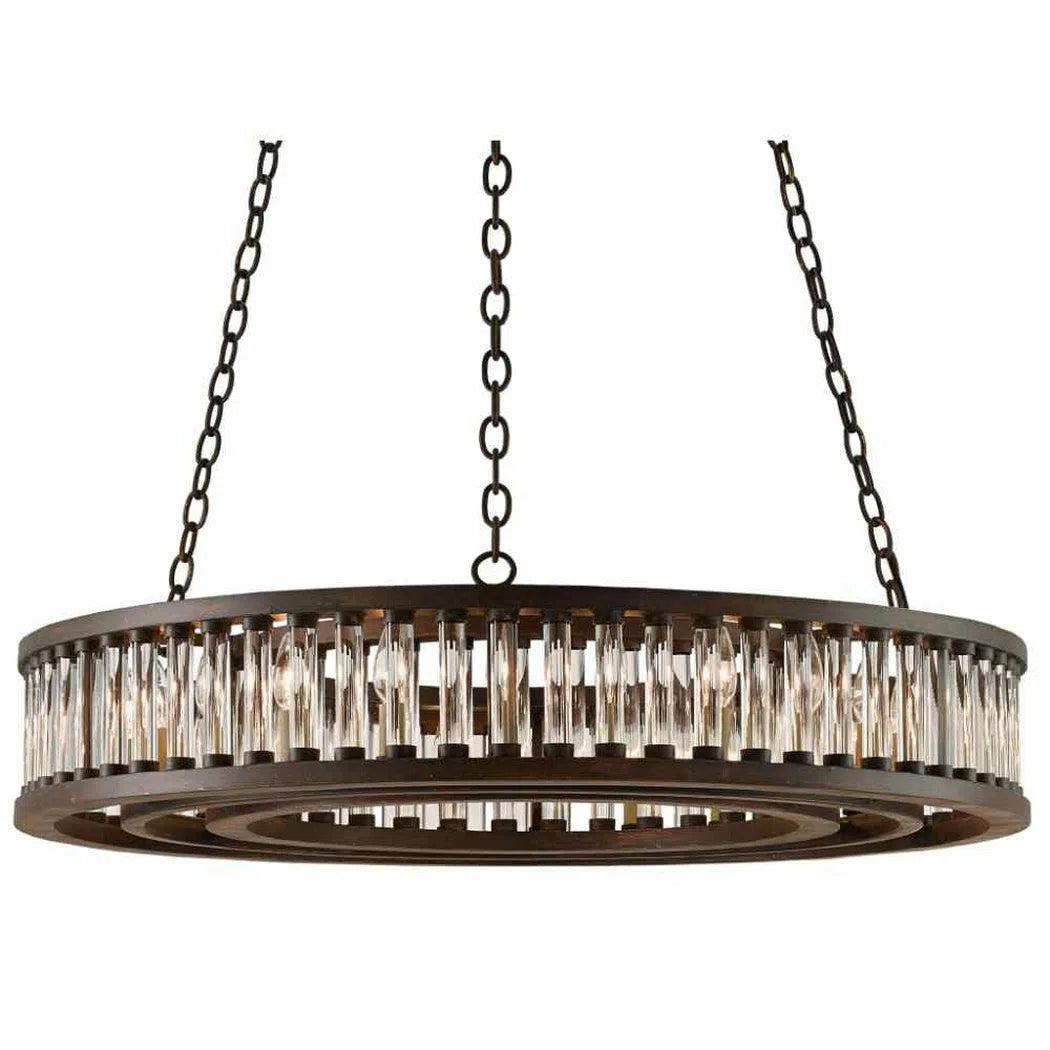 Chandeliers with Metal Frames in Silver FinishBronze Verdigris Elixir Chandelier